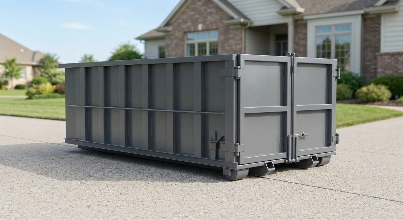 10 yard dumpster rental from our Quincy fleet